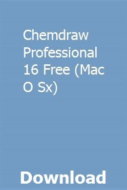 download chemdraw free